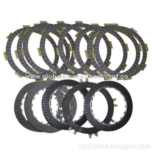 Motorcycle Clutch Plate, No Asbestos, Made of Aluminum